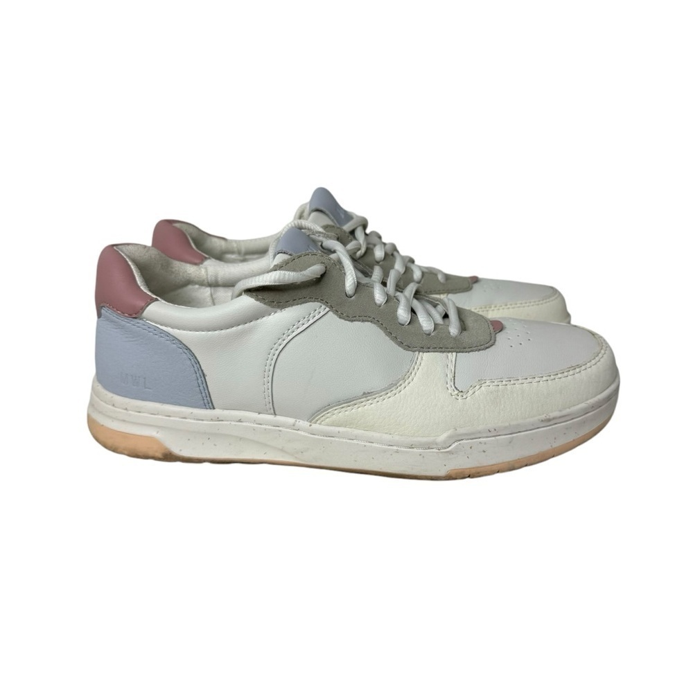 Madewell Court Sneaker in White Pastel Colorblock 7